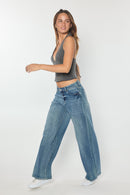 (OPEN PACK) Mid Waist Relaxed Wide Jeans WEP3614