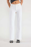 (OPEN PACK) Basic White Wide Leg Jeans WEP3625