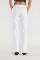 (OPEN PACK) Basic White Wide Leg Jeans WEP3625
