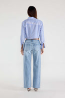 (OPEN PACK) Lace up side Relaxed Straight Jeans WEP3646