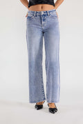 (PRE PACK) Mid Waist Relaxed Wide Leg Jeans EP3647