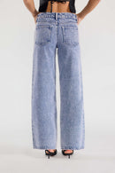 (PRE PACK) Mid Waist Relaxed Wide Leg Jeans EP3647