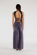 (PRE PACK) Mid Waist Relaxed Wide Leg Jeans EP3647