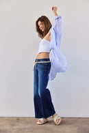 (OPEN PACK) Low Waist Relaxed Wide Jeans WEP3659