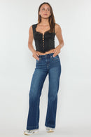 (OPEN PACK) High Rise Wide Leg Jeans WEP3677