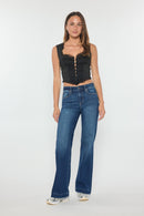 (OPEN PACK) High Rise Wide Leg Jeans WEP3677