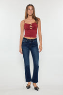 (OPEN PACK) High Rise Slim Bootcut Jeans WEP3685