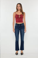 (OPEN PACK) High Rise Slim Bootcut Jeans WEP3685