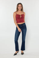 (OPEN PACK) High Rise Slim Bootcut Jeans WEP3685