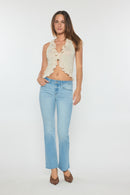 (OPEN PACK) High Rise Slim Bootcut Jeans WEP3685