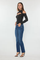 (OPEN PACK) High Rise Slim Bootcut Jeans WEP3685