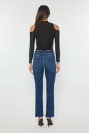 (OPEN PACK) High Rise Slim Bootcut Jeans WEP3685