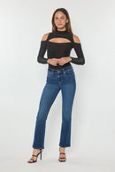 (OPEN PACK) High Rise Slim Bootcut Jeans WEP3685