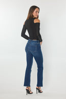 (OPEN PACK) High Rise Slim Bootcut Jeans WEP3685