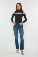 (OPEN PACK) High Rise Slim Bootcut Jeans WEP3685