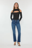 (OPEN PACK) High Rise Slim Bootcut Jeans WEP3685