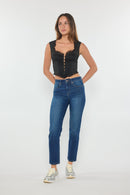 (OPEN PACK) High Rise Straight Jeans WEP3686