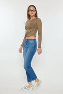 (OPEN PACK) High Rise Straight Jeans WEP3686