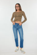 (OPEN PACK) High Rise Straight Jeans WEP3686