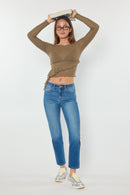 (OPEN PACK) High Rise Straight Jeans WEP3686
