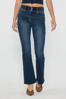 (OPEN PACK) High Rise Two Button Bootcut Jeans WEP3692