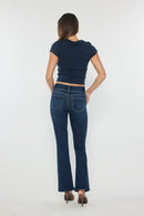 (OPEN PACK) High Rise Two Button Bootcut Jeans WEP3692