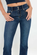 (OPEN PACK) High Rise Two Button Bootcut Jeans WEP3692