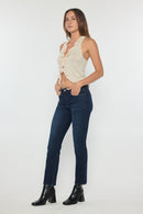 (OPEN PACK) Mid Rise Slim Straight Jeans WEP3693