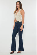 (OPEN PACK) High Rise Seamed Front Wide Leg Jeans WEP3694