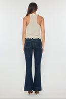 (OPEN PACK) High Rise Seamed Front Wide Leg Jeans WEP3694