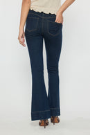 (OPEN PACK) High Rise Seamed Front Wide Leg Jeans WEP3694