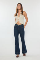 (OPEN PACK) High Rise Seamed Front Wide Leg Jeans WEP3694