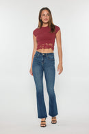 (OPEN PACK) High Rise Bootcut with Hip Up Padding WEP3699
