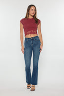 (OPEN PACK) High Rise Bootcut with Hip Up Padding WEP3699