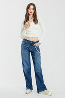 (OPEN PACK) High RIse Relaxed Wide Leg WEP3705