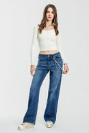 (OPEN PACK) High RIse Relaxed Wide Leg WEP3705