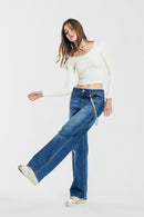 (OPEN PACK) High RIse Relaxed Wide Leg WEP3705