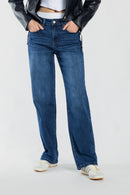 (OPEN PACK) Mid Waist Loose Straight Jeans WEP3706