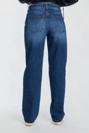 (OPEN PACK) Mid Waist Loose Straight Jeans WEP3706