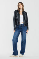 (OPEN PACK) Mid Waist Loose Straight Jeans WEP3706