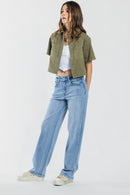 (OPEN PACK) Mid Waist Loose Straight Jeans WEP3706