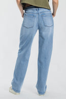 (OPEN PACK) Mid Waist Loose Straight Jeans WEP3706