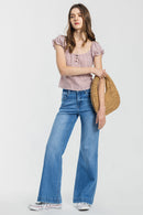 (OPEN PACK) High Rise Wide Leg Jeans WEP3707