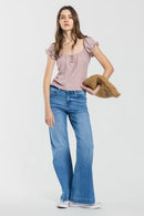 (OPEN PACK) High Rise Wide Leg Jeans WEP3707