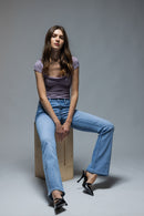 (OPEN PACK) High Rise Bootcut Jeans WEP3708