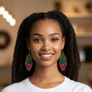 Fringe Christmas Bead Earring ER2829-26 (12PC)