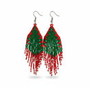 Fringe Christmas Bead Earring ER2829-26 (12PC)