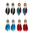 Circle Feather Earring ER2826-63 (12PC)