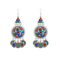 Color Circle Tassel Earring ER2826-71(12PCS)