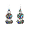 Color Circle Tassel Earring ER2826-71(12PCS)